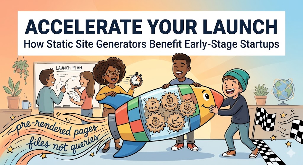 Accelerate Your Launch: How Static Site Generators Benefit Early-Stage Startups