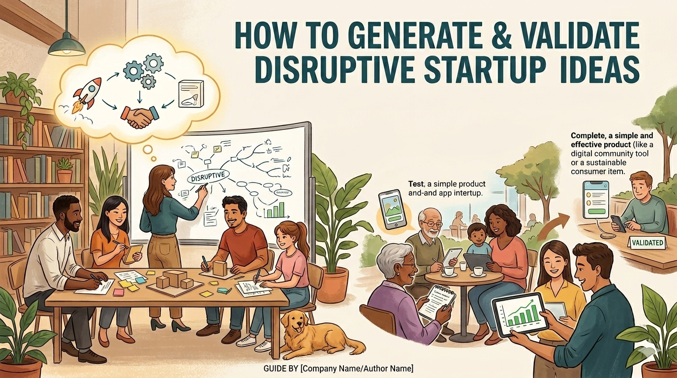 How to Generate and Validate Disruptive Startup Ideas