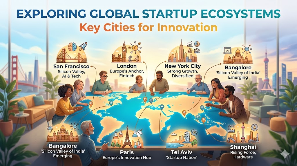 Exploring Global Startup Ecosystems: Key Cities for Innovation